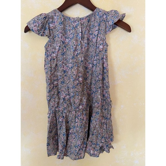 Girls Size 8 C De C Floral Ruffle Dress - Picture 2 of 3